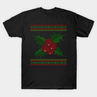 Knitted Mistletoe T-Shirt